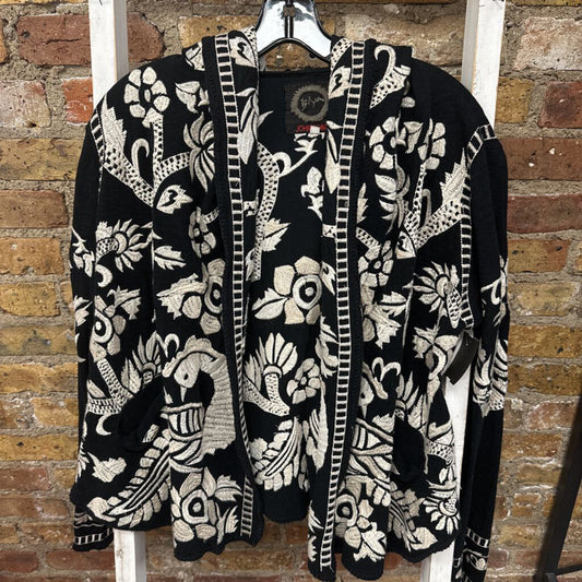 Cardigan Embroidered Hooded