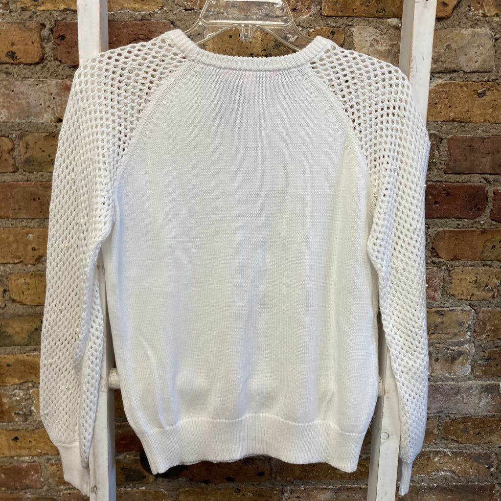 Sweater Crochet/Embellished Sleeves