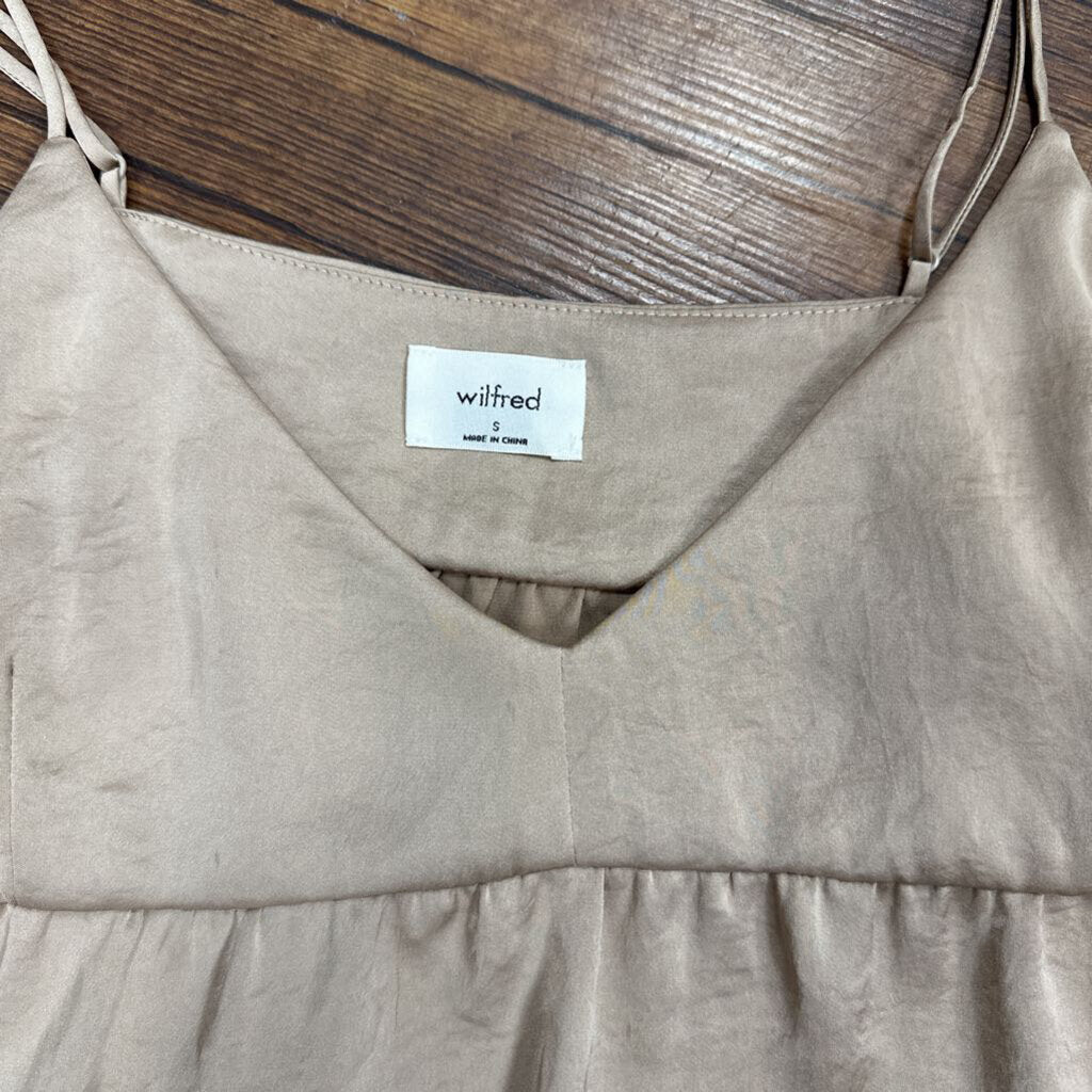 Tank Blouse Crop Satin