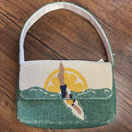 NWT Bag Shoulder Lemon Beaded