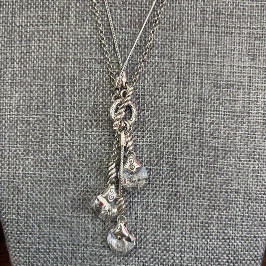 3 Heart Toggle Necklace