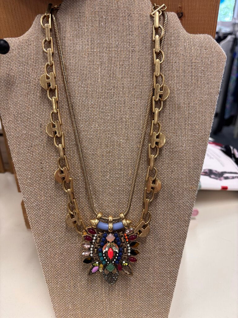Necklace stone pendant
