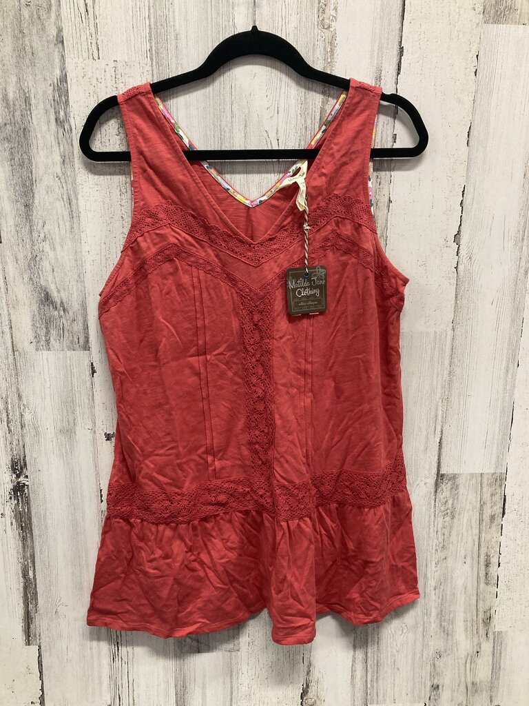 NWT Tank Crochet Slub Knit