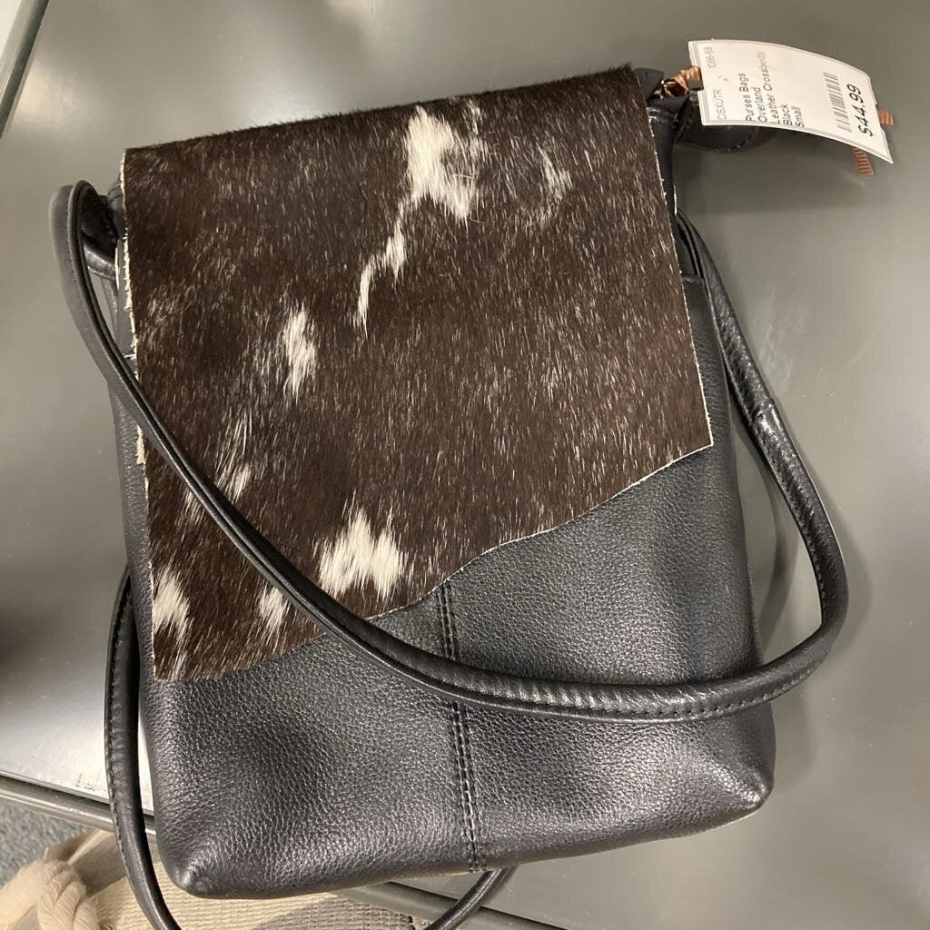 Leather Crossbody Cow Hair