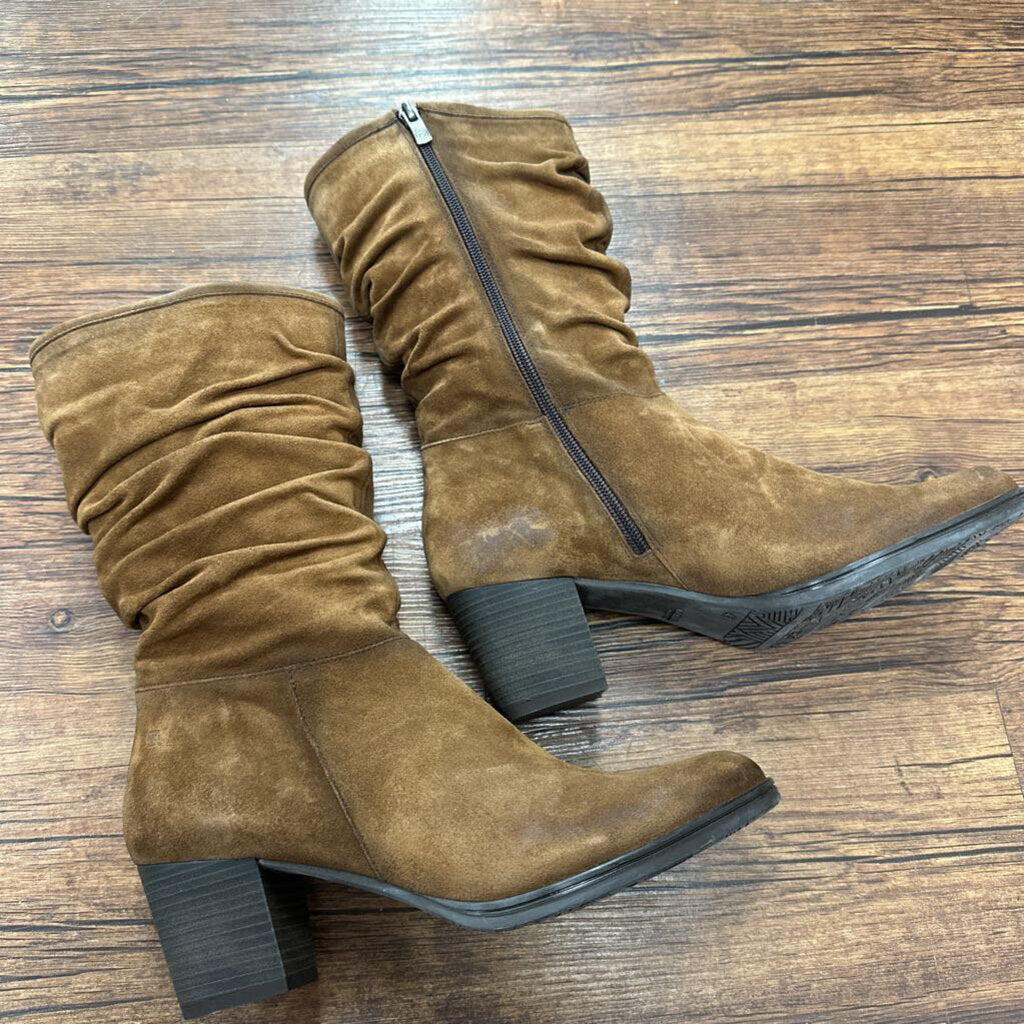 Suede Slouchy Boots