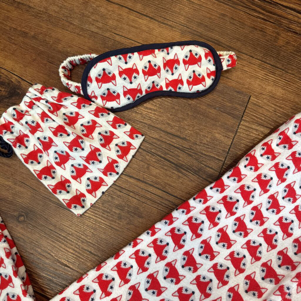 Fox PJ pants & Eye Mask