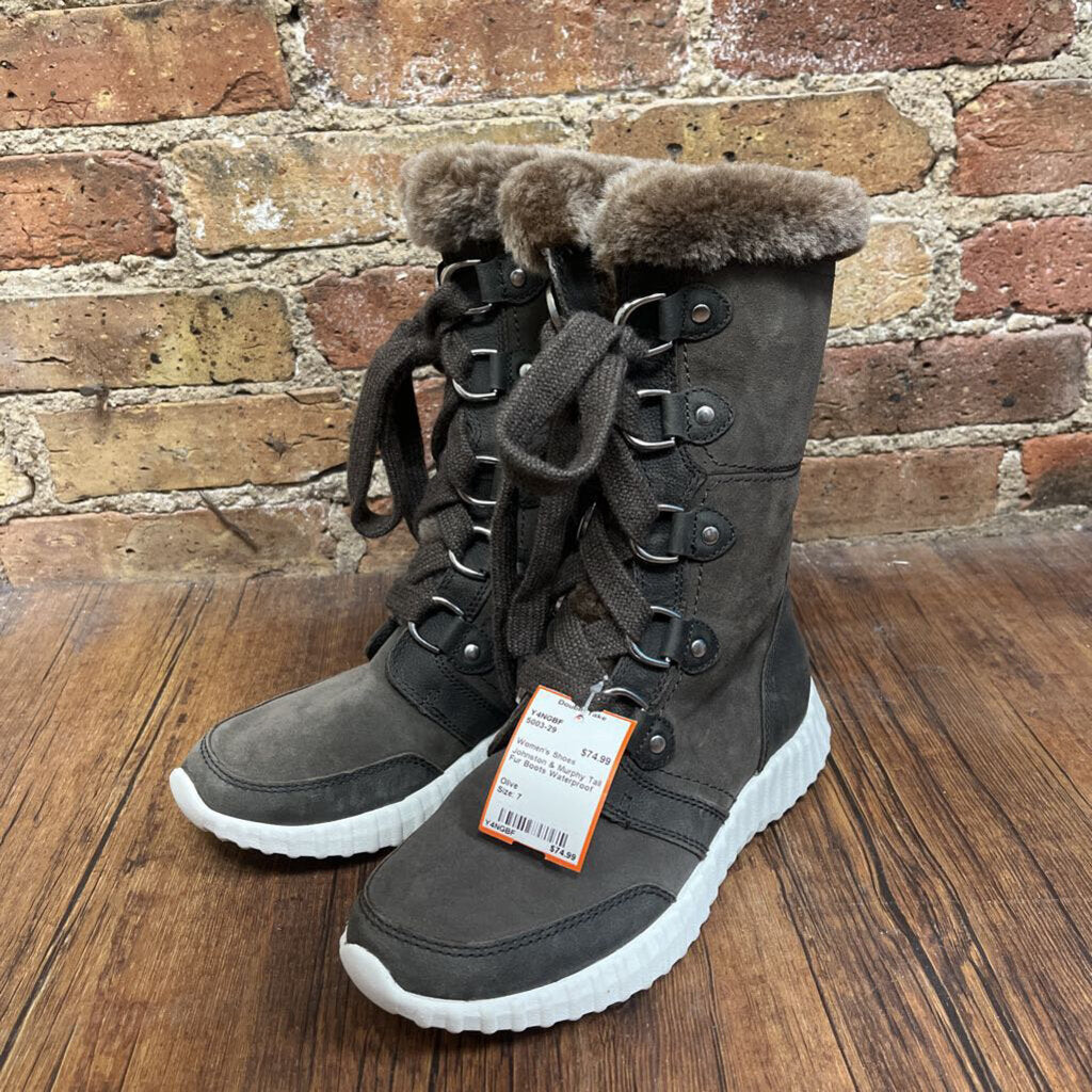 Tall Fur Boots Waterproof