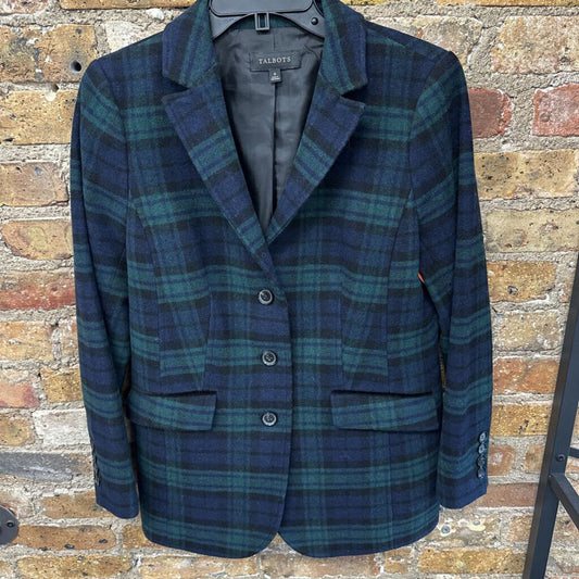 Plaid Wool Coat