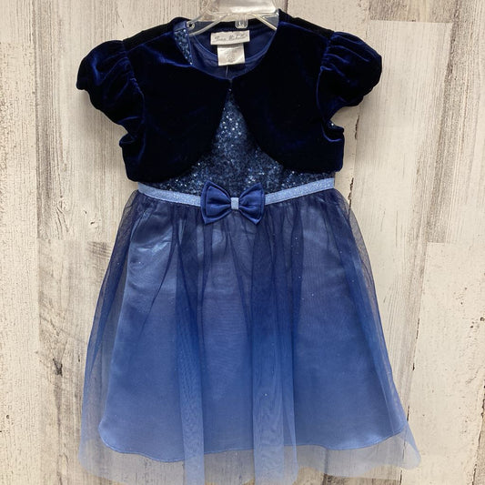 2pc Dress Shrug Sequin Velour Tulle