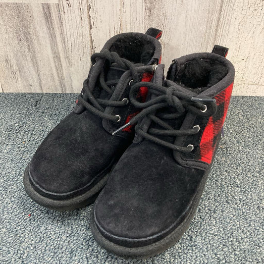 Suede Boots Plaid