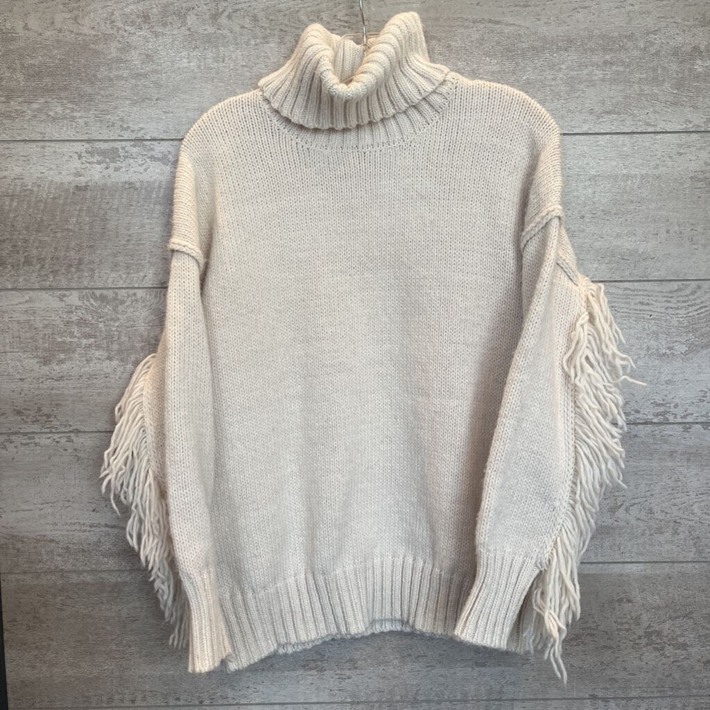 Turtleneck Sweater Fringe