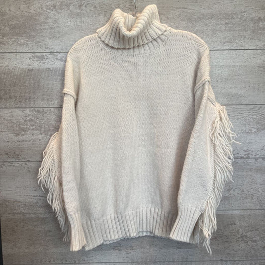 Turtleneck Sweater Fringe