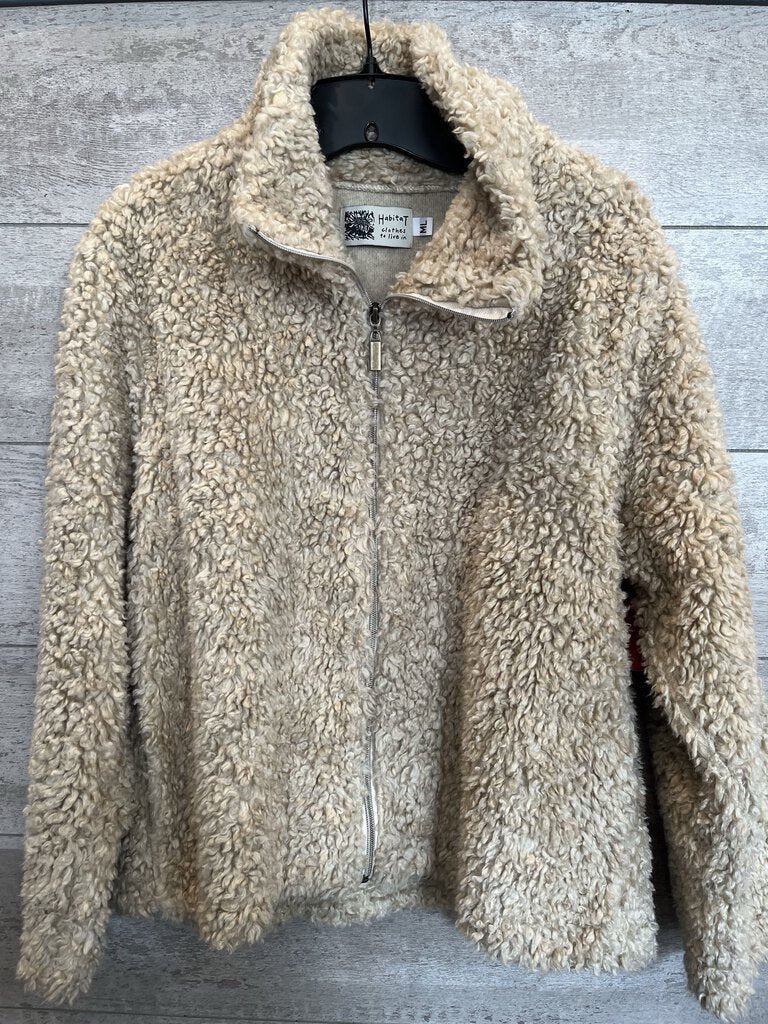 Sherpa Zip Up Coat