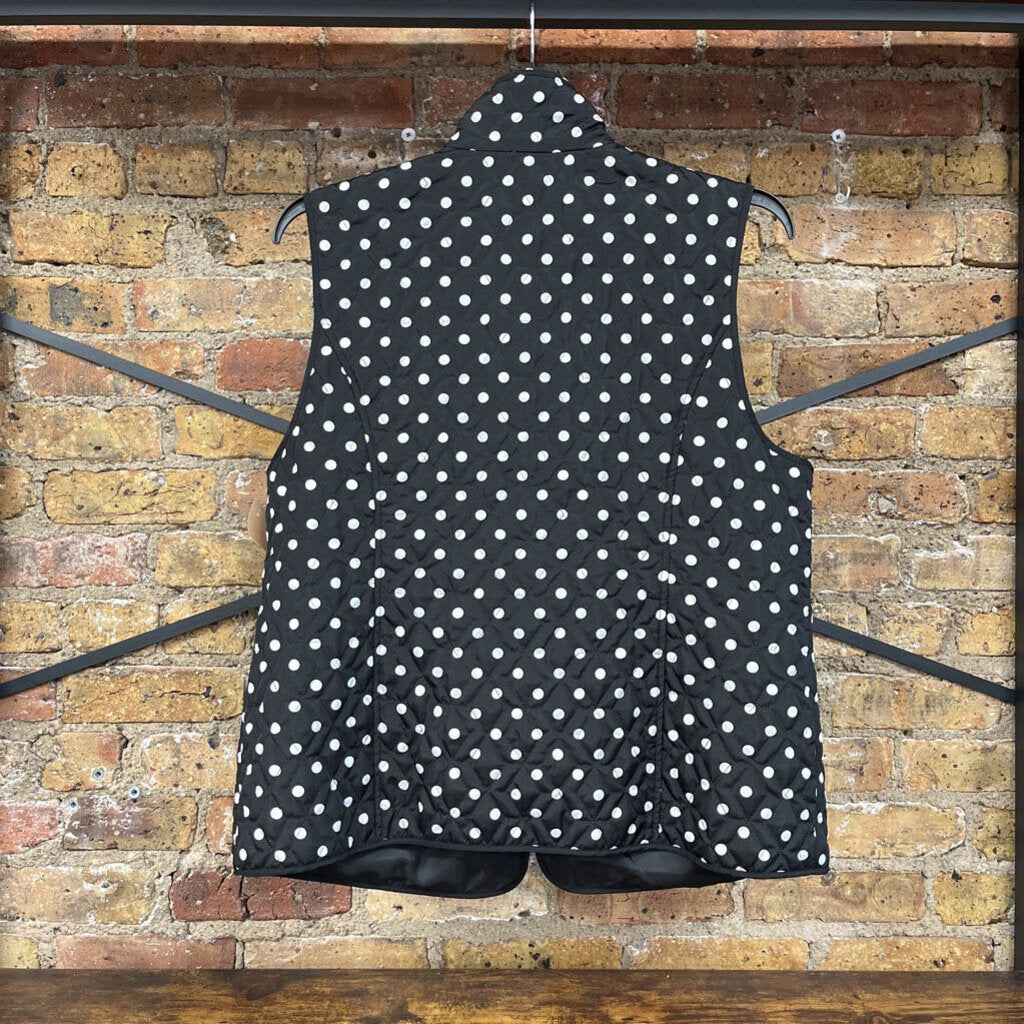 Quilted Vest Polka Dot