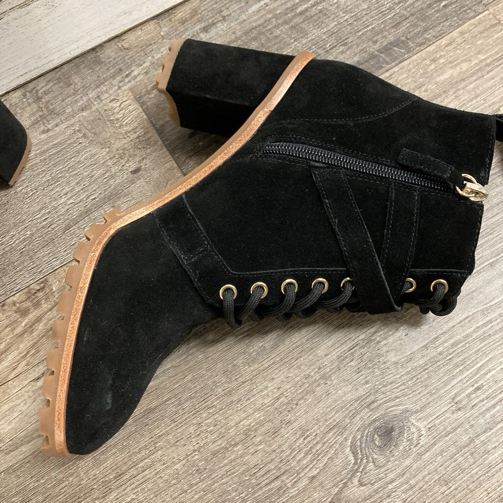 Lace Up Boots Heel