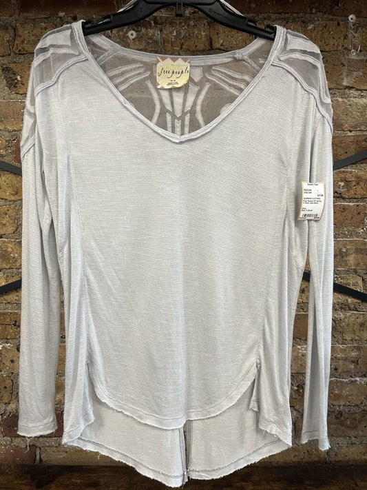 FP Henley V Neck Lace Back