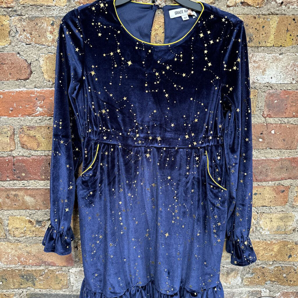 Velvet Stars LS Dress