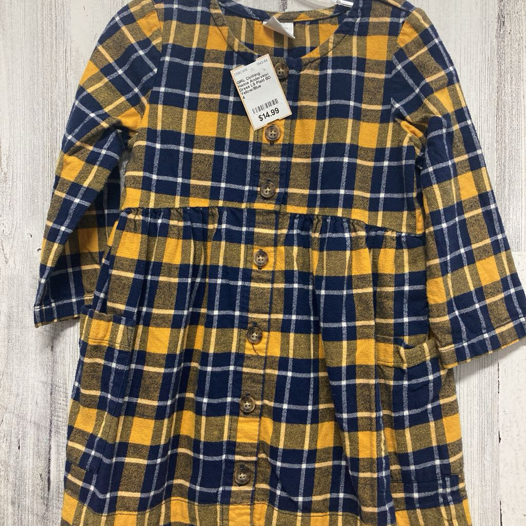 Dress LS Plaid BD