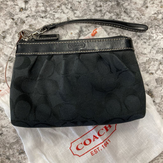 Canvas Wristlet Coach