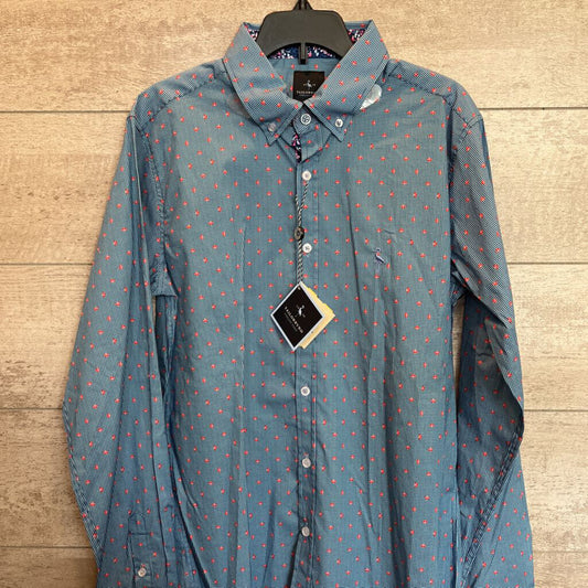 NWT Pattern Button Up LS