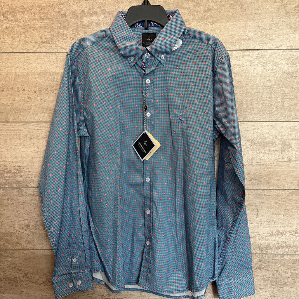 NWT Pattern Button Up LS