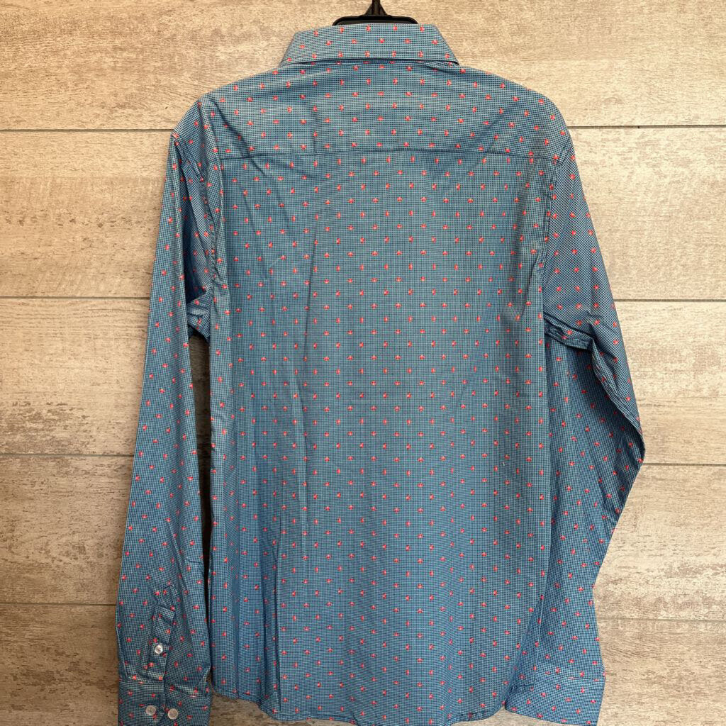 NWT Pattern Button Up LS