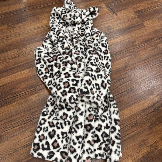 Robe Long Plush Pattern