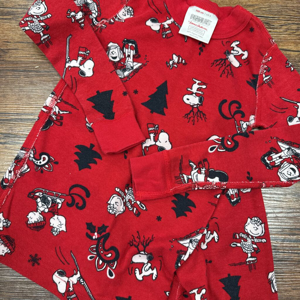 2pc PJ Christmas Peanuts Set