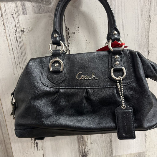 Leather Grab Handle Purse Coach