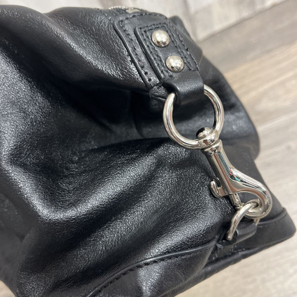 Leather Grab Handle Purse Coach