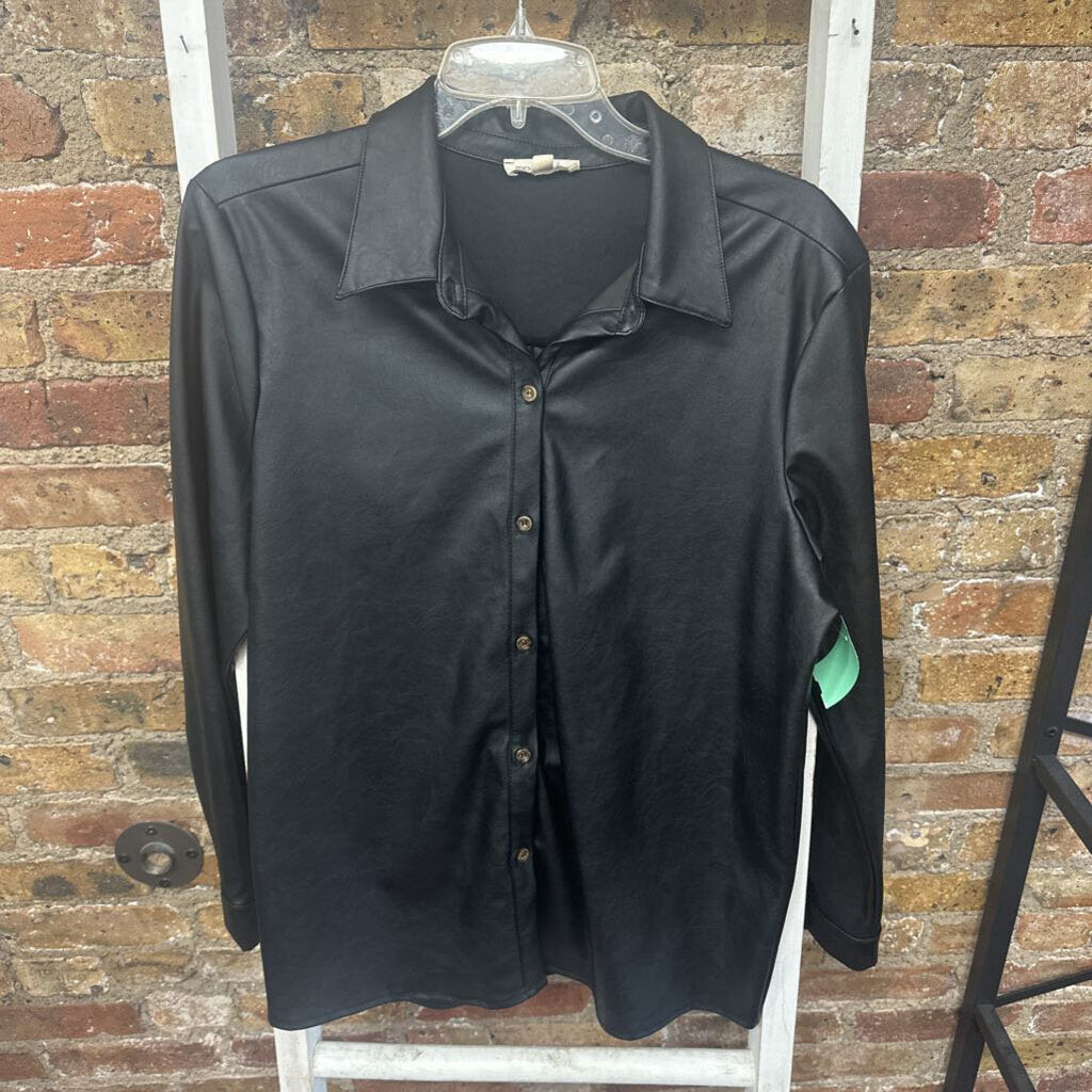 Faux Leather BD Shirt/Jacket