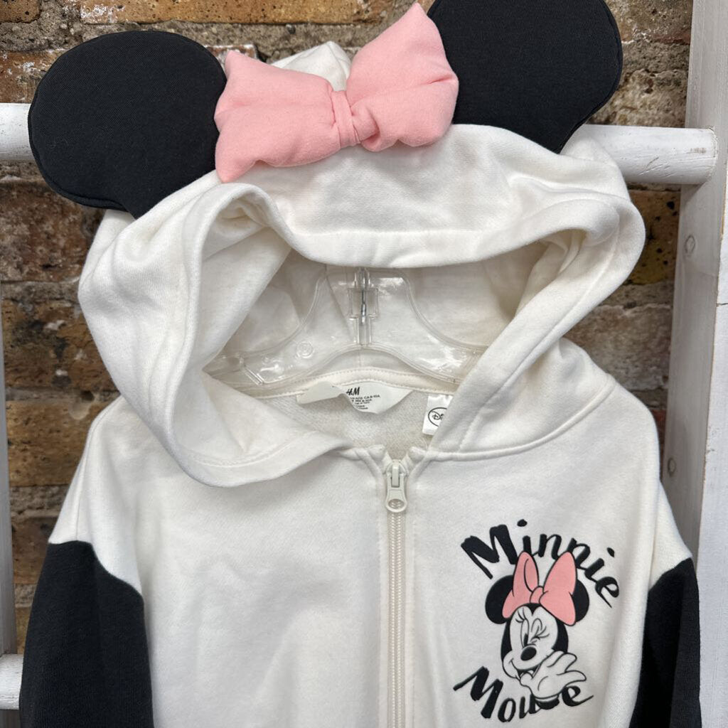 Minnie Hoodie Zip Size 8/10