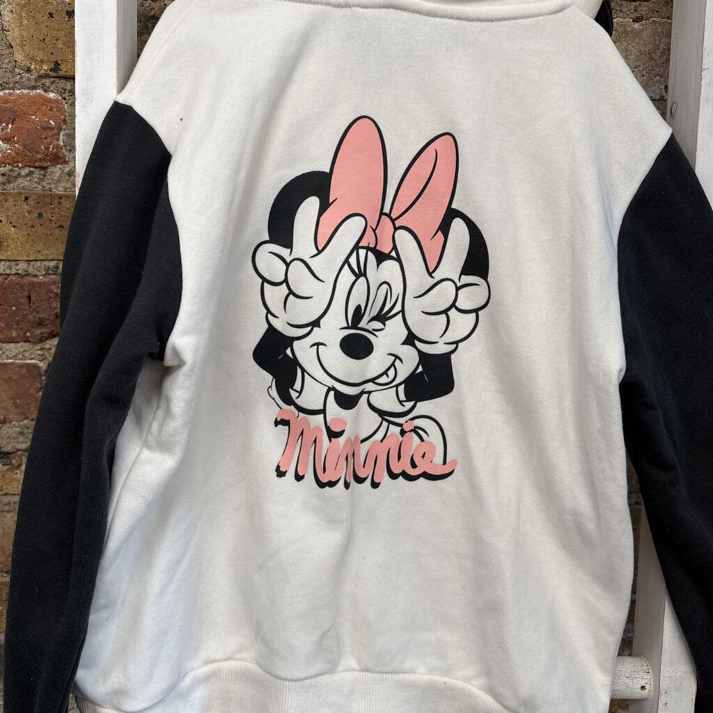 Minnie Hoodie Zip Size 8/10