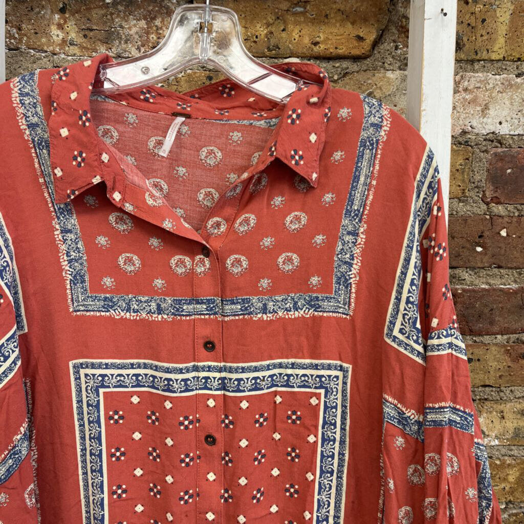 Pattern Button Up LS
