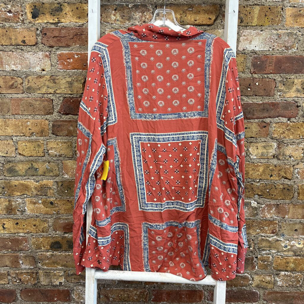Pattern Button Up LS