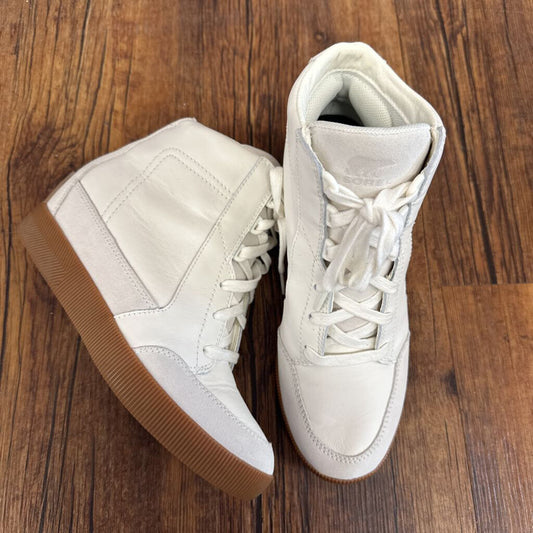Booties Wedge Lace Up
