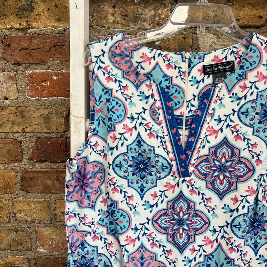 Pattern Tank Dress