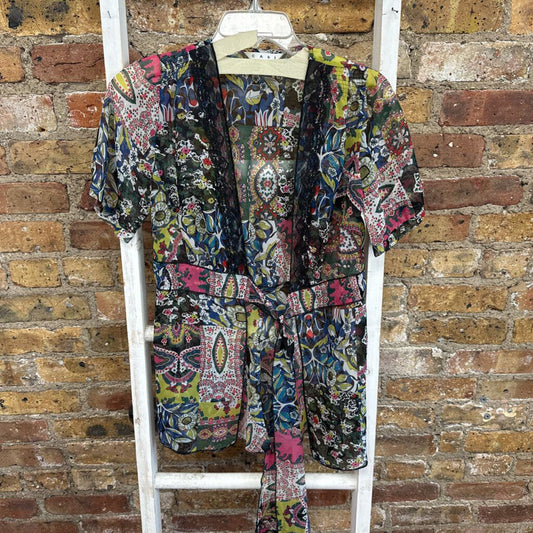 Sheer Pattern SS Blouse