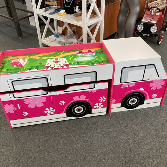 Toy Box Storage Desk