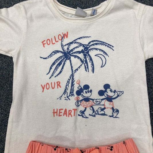 2Pc Mickey Outfit