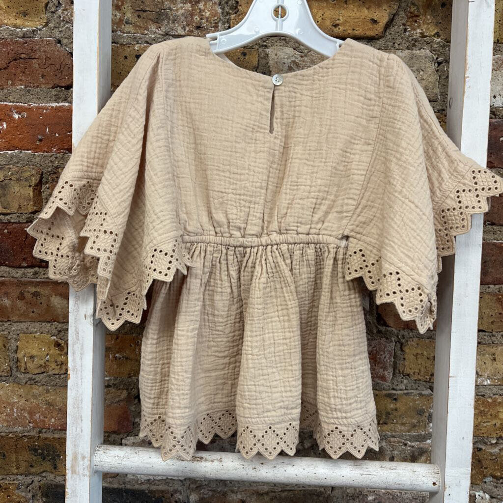 Dress Slv Eyelet