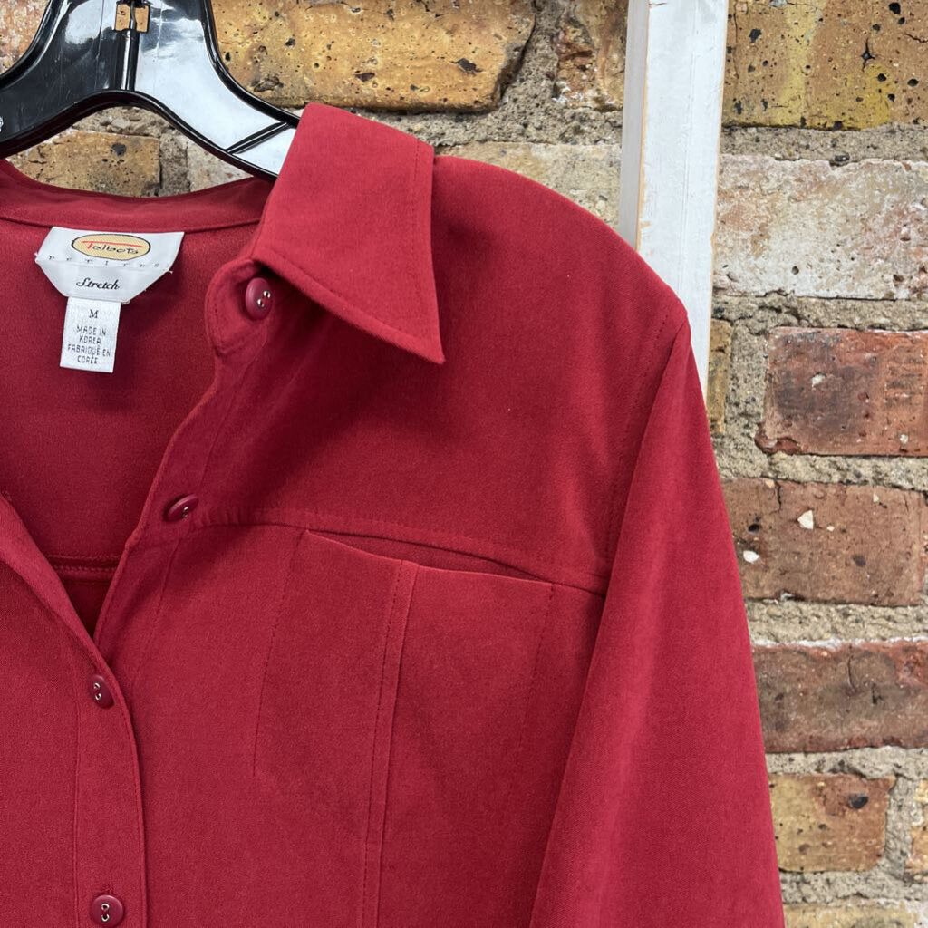 Stretch Button Up Blouse