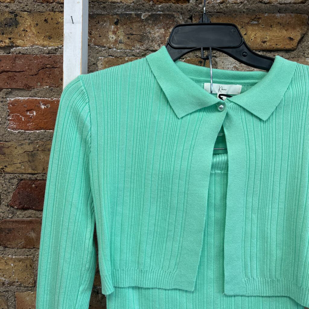 NWT 2 pc Cardigan Crop/Skirt