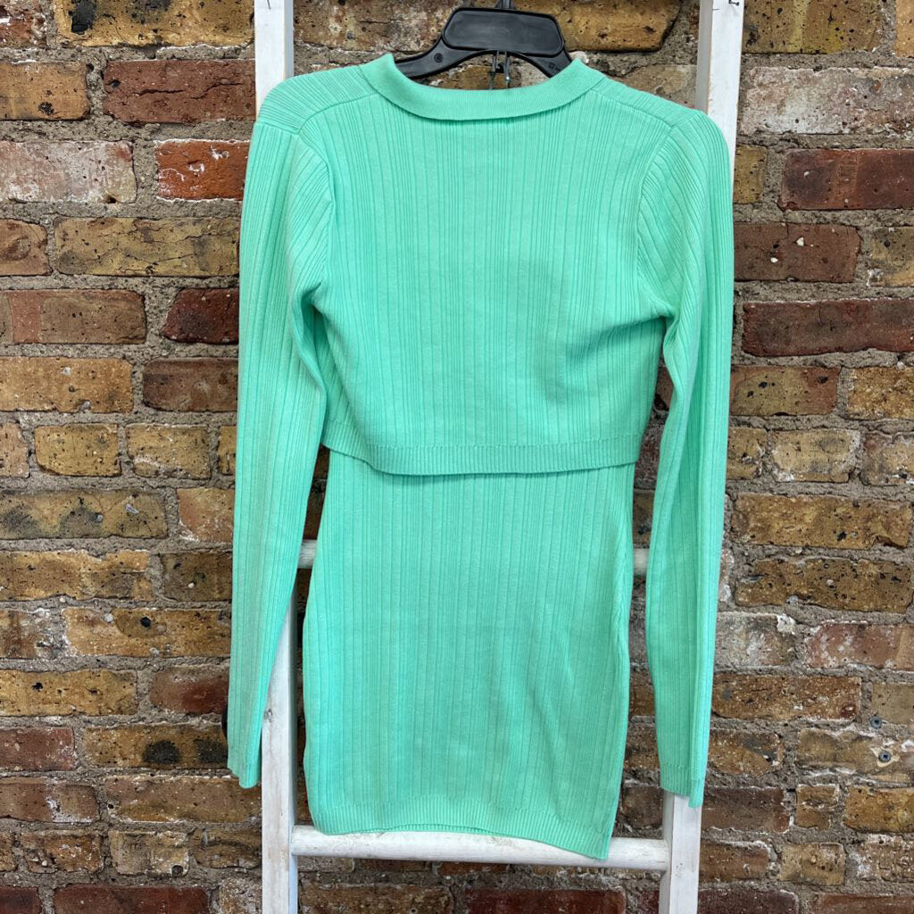 NWT 2 pc Cardigan Crop/Skirt