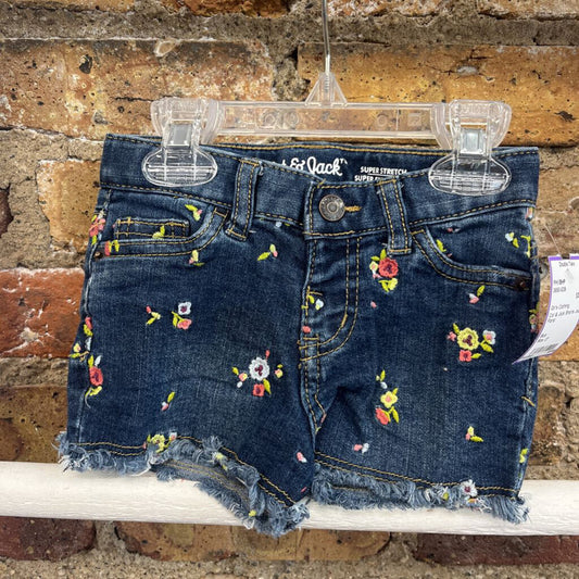 Shorts Jean Floral