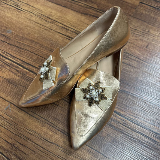 Flats Pointed Toe Embellished