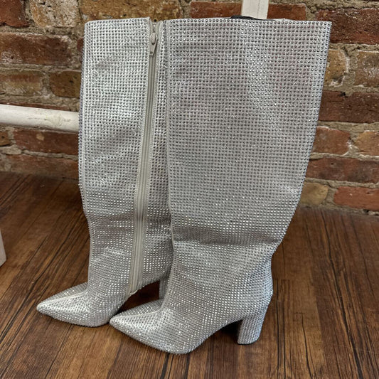 AS IS Rhinestone Boots