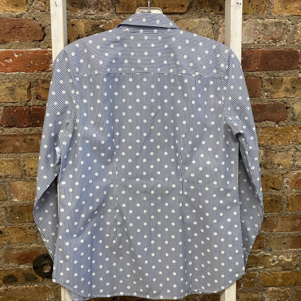 Shirt LS BD Dots/Stripe