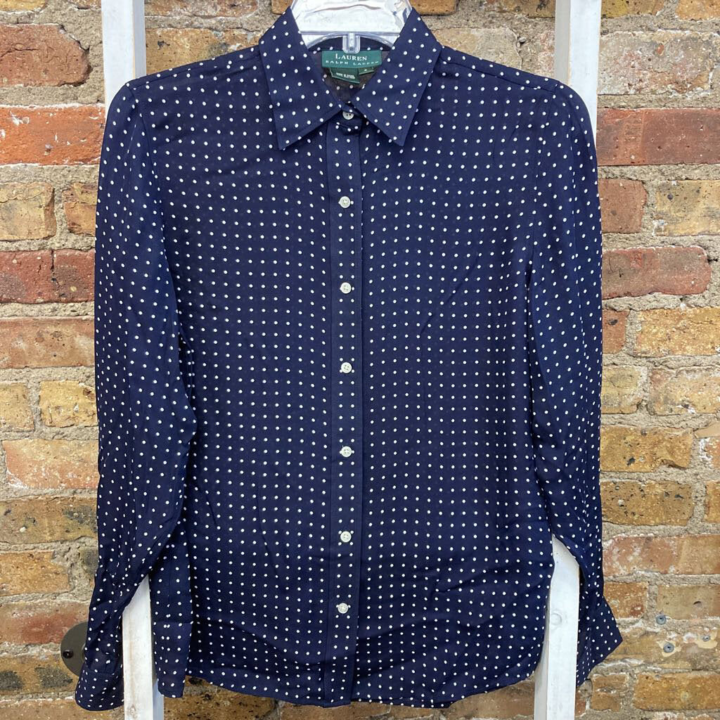 Silk Polka Dot Blouse