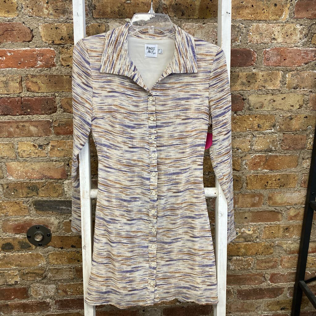 Dress LS BD Print